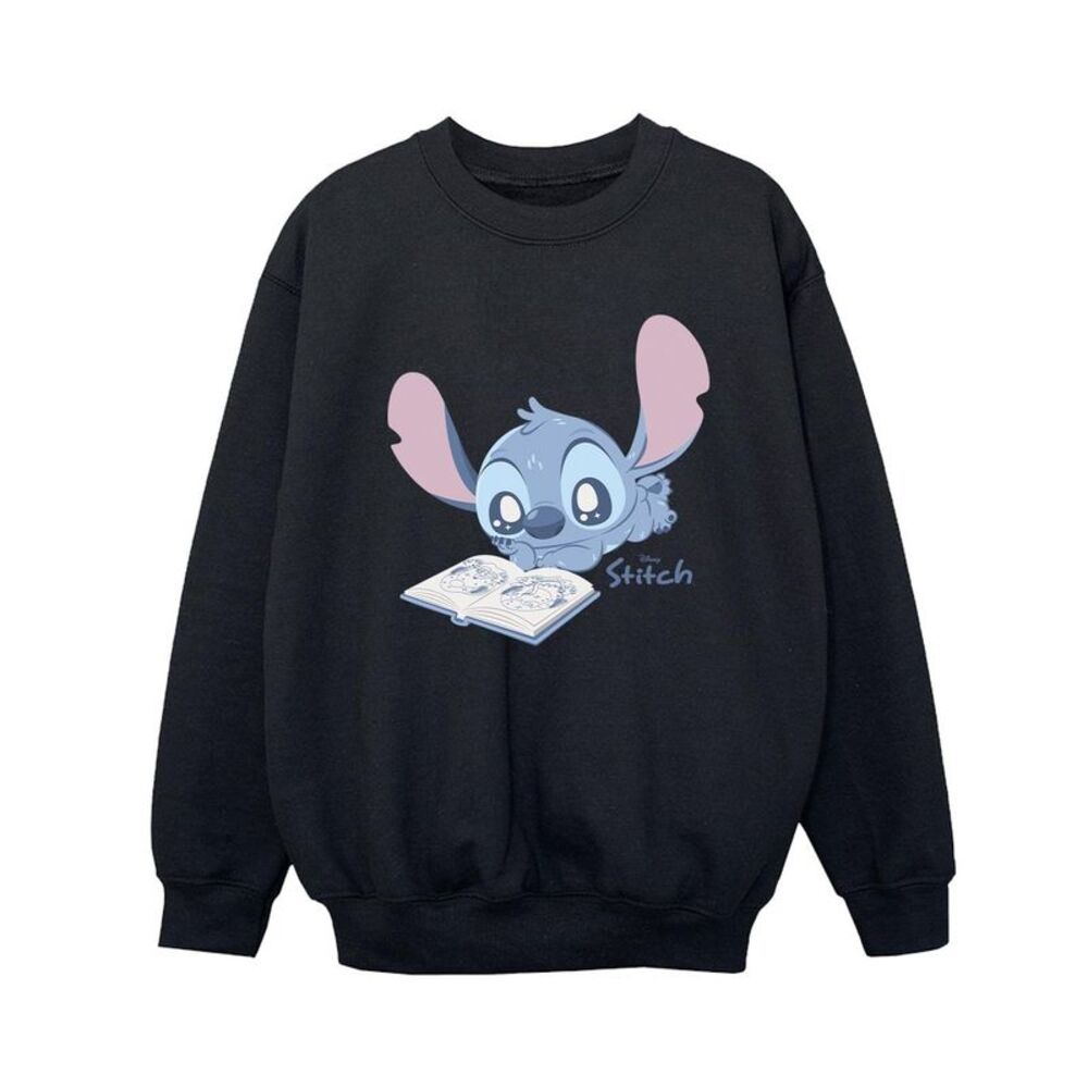 Lilo & Stitch Boys Reading Sweatshirt / Black